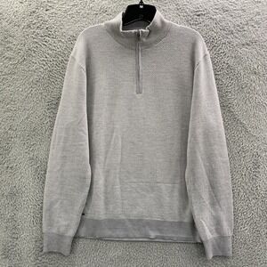 UNTUCKit Sweater Mens Size Large Pullover Merino Wool Gray*